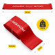 Резинка для фитнеса 4FIZJO Mini Power Band 0.4 мм 1-3 кг Red (P-5907739310361)