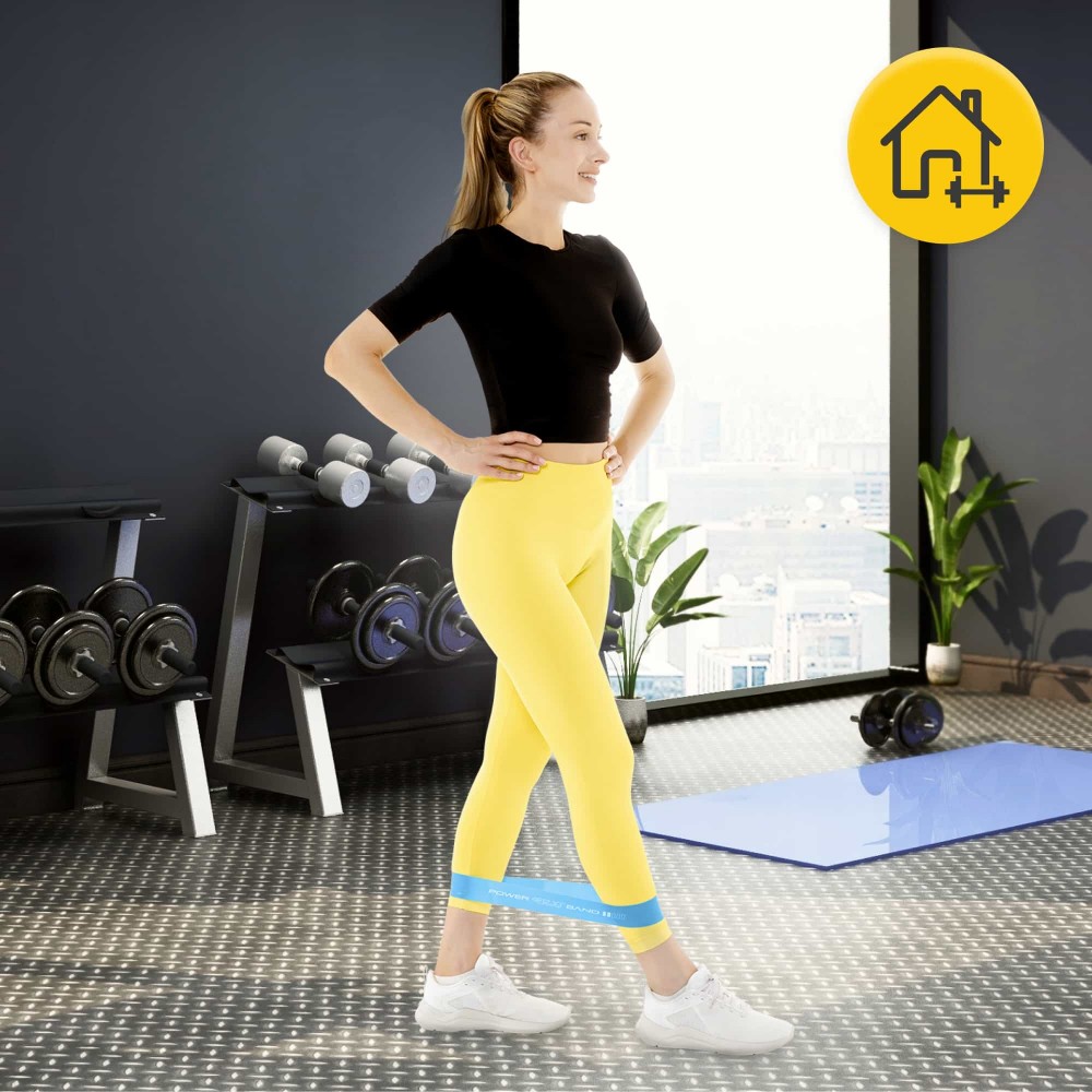 Еластична стрічка для фітнесу 4FIZJO Mini Power Band 60 х 5 х 0.06 см, 1-5 кг