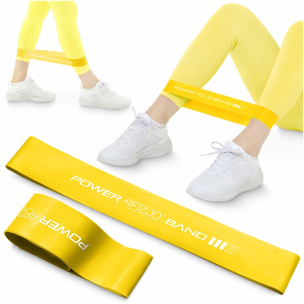 Резинка для фитнеса 4FIZJO Mini Power Band 0.8 мм 5-10 кг Yellow (P-5907222931608)