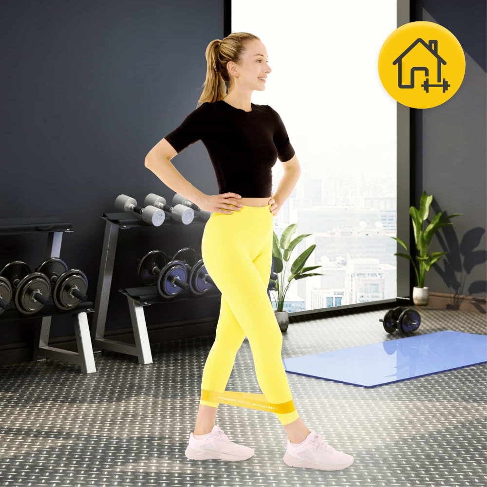 Резинка для фитнеса 4FIZJO Mini Power Band 0.8 мм 5-10 кг Yellow (P-5907222931608)