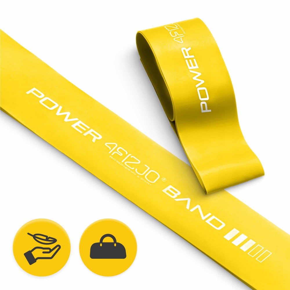 Резинка для фитнеса 4FIZJO Mini Power Band 0.8 мм 5-10 кг Yellow (P-5907222931608)
