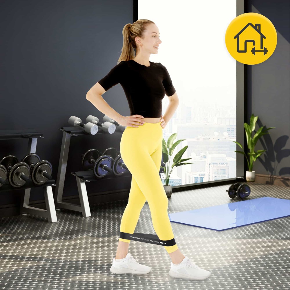 Еластична стрічка для фітнесу 4FIZJO Mini Power Band 60 х 5 х 0.12 см, 15-20 кг