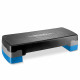 Степ платформа 2-ступінчаста 4FIZJO 69 х 28 х 10-15 см Black/Blue