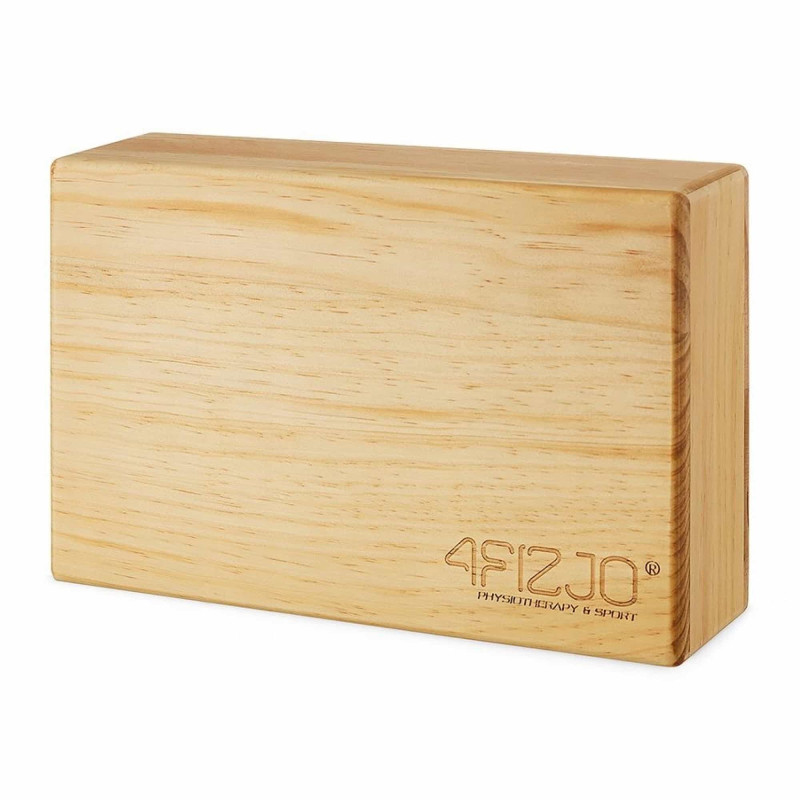Блок для йоги 4FIZJO дерев'яний 22 x 14.5 x 7.2 см