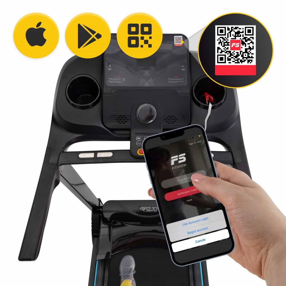 Бігова доріжка 4FIZJO TM Nero