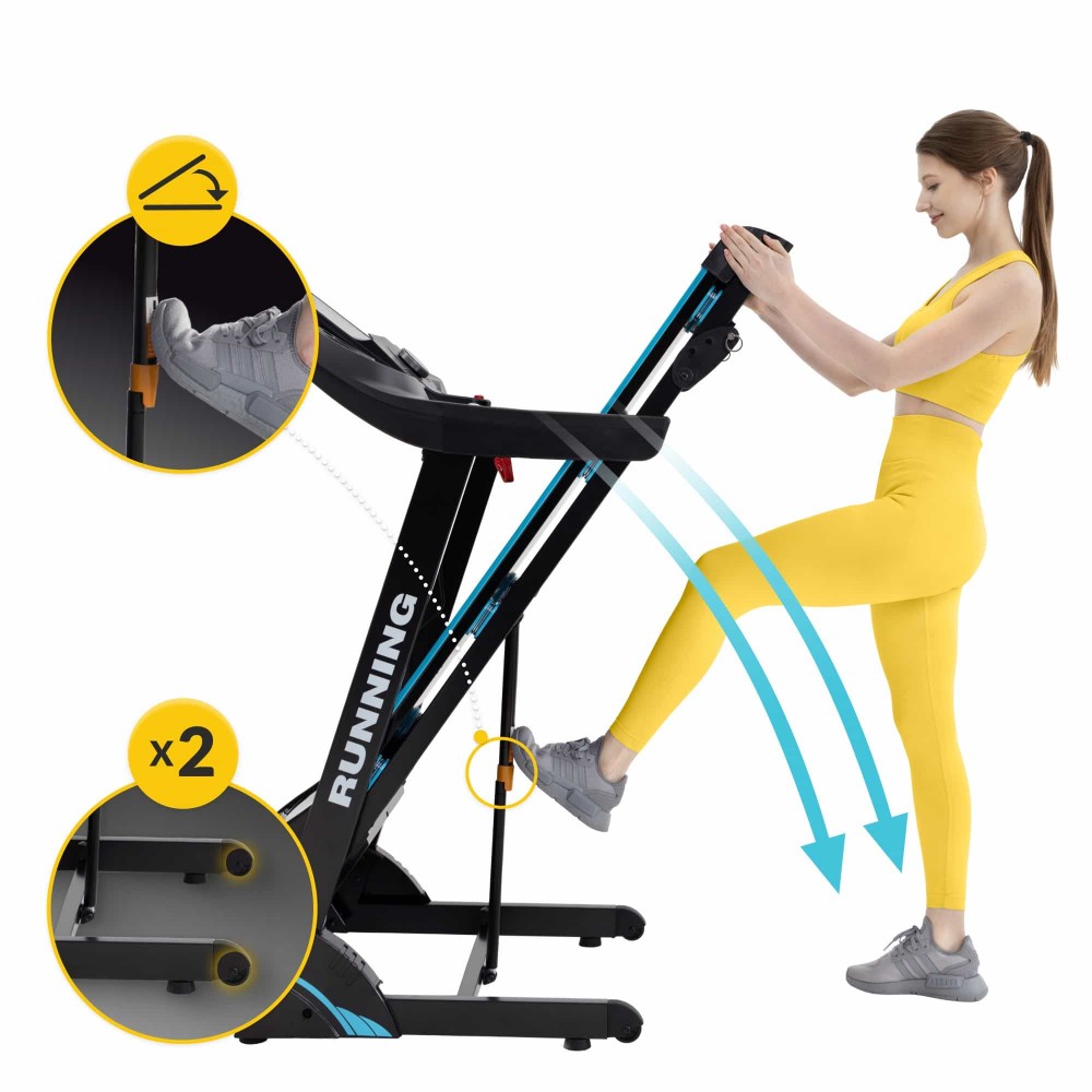 Бігова доріжка 4FIZJO TM Nero