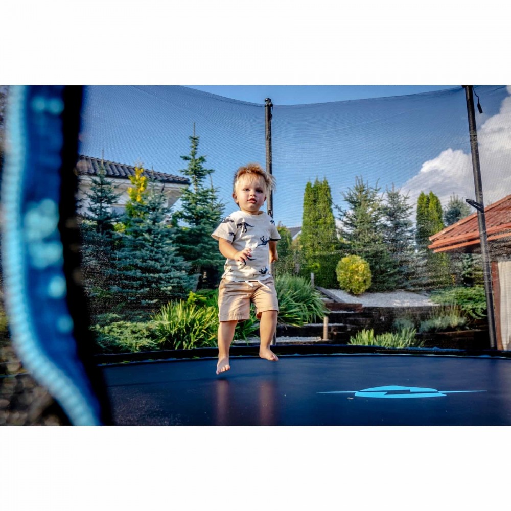 Батут Thunder Elite 183 см с внутренней сеткой и лестницей