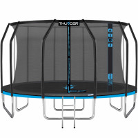 Батут Thunder Elite 490 см з внутрішньою сіткою та драбинкою