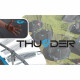 Батут Thunder Elite 490 см з внутрішньою сіткою та драбинкою