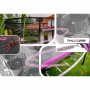 Батут Thunder Ultra 312 см Pink з внутрішньою сіткою та драбинкою