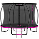 Батут Thunder Ultra 435 см Pink с внутренней сеткой и лестницей