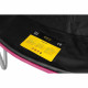 Батут 4FIZJO Pro 252 см Black/Pink с внутренней сеткой и лестницей