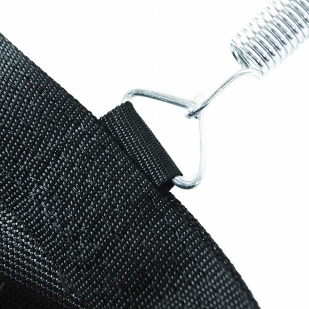 Прыжковое полотно (мат) для батута Springos 8FT 244 см (48 пружини) Black