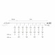 Гирлянда бахрома уличная (наружная) Springos 2 м 180 LED CL4004 Warm White