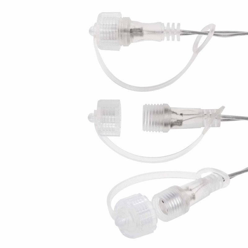 Гирлянда бахрома уличная (наружная) Springos 2 м 180 LED CL4004 Warm White
