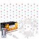 Гирлянда бахрома уличная (наружная) Springos 2 м 136 LED Pilot CL4008 Mix