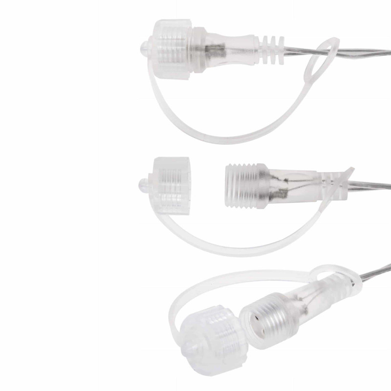 Гирлянда бахрома уличная (наружная) Springos 2 м 92 LED CL4009 Cold White