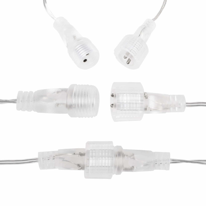 Гирлянда бахрома уличная (наружная) Springos 2 м 92 LED CL4010 Warm White