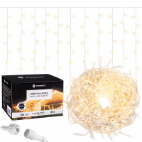 Гірлянда бахрома вулична Springos 20 м 500 LED Warm White