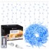Гірлянда бахрома вулична Springos 20 м 500 LED Pilot Blue
