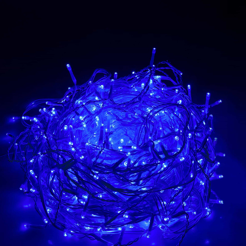 Гирлянда бахрома уличная (наружная) Springos 8 м 200 LED CL0202 Blue