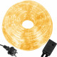 Гирлянда дюралайт уличная (наружная) Springos Rope Lights 20 м 480 LED CL1204 Warm White