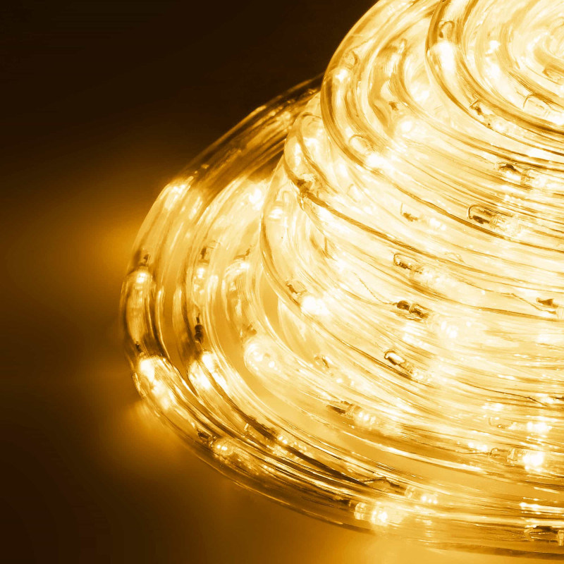 Гирлянда дюралайт уличная (наружная) Springos Rope Lights 20 м 480 LED CL1204 Warm White