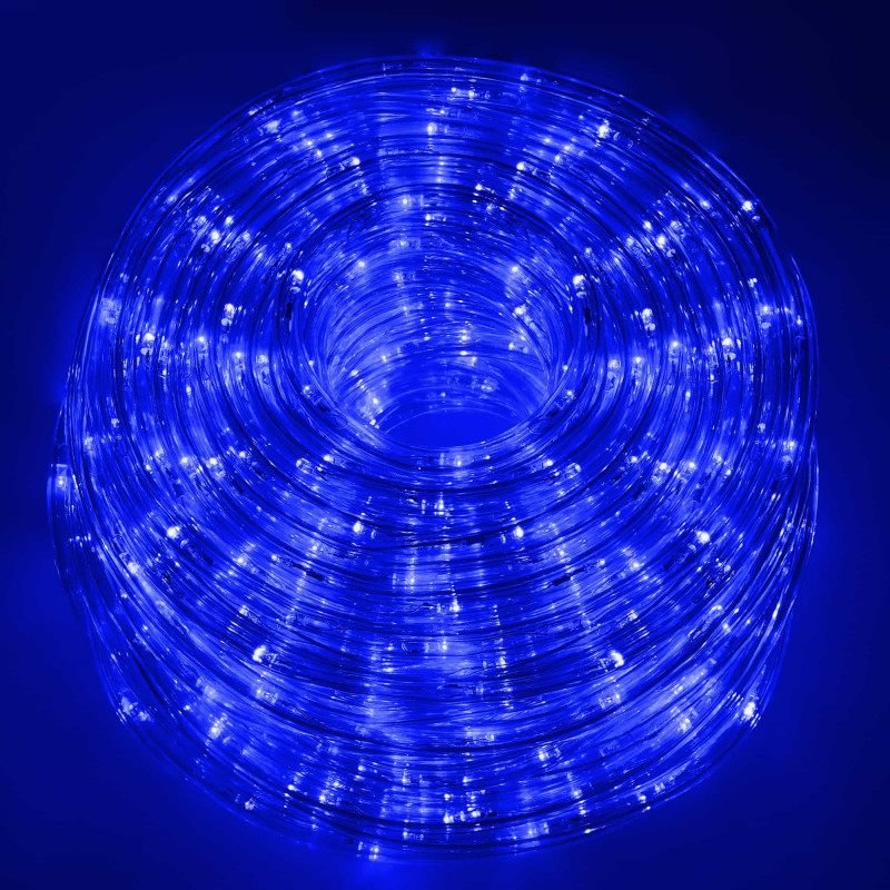 Гирлянда дюралайт уличная (наружная) Springos Rope Lights 10 м 240 LED CL1203 Blue