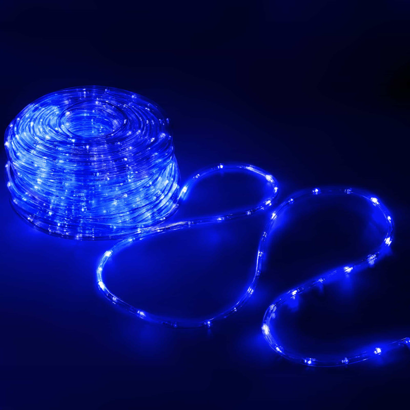 Гирлянда дюралайт уличная (наружная) Springos Rope Lights 10 м 240 LED CL1203 Blue