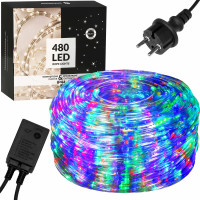 Гірлянда дюралайт вулична Springos Rope Lights 20 м 480 LED Mix
