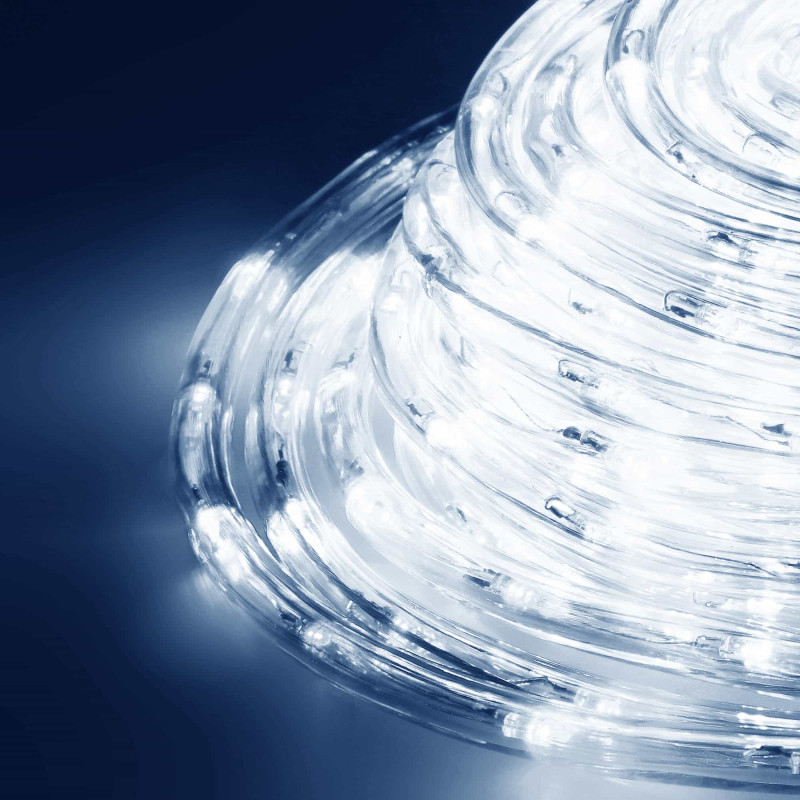 Гирлянда дюралайт уличная (наружная) Springos Rope Lights 30 м 720 LED CL1208 Cold White