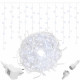 Гірлянда бахрома вулична Springos 20 м 500 LED + Flash Cold White