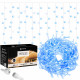 Гірлянда бахрома вулична Springos 20 м 500 LED + Flash Blue