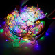 Гірлянда бахрома вулична Springos 20 м 500 LED + Flash Mix