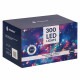 Гирлянда уличная (наружная) Springos 15 м 300 LED CL0322 Mix
