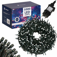 Гірлянда вулична Springos 50 м 1000 LED Cold White