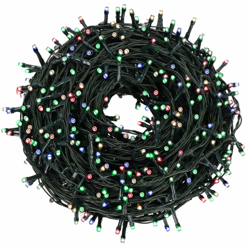 Гирлянда уличная (наружная) Springos 50 м 1000 LED CL1002 Mix