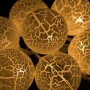 Гирлянда на батарейках Springos Cracked Cotton Balls 2 м 10 LED CL0068 Warm White