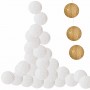 Гирлянда на батарейках Springos Cracked Cotton Balls 2 м 10 LED CL0068 Warm White