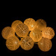 Гирлянда на батарейках Springos Cracked Cotton Balls 2 м 10 LED CL0069 Warm White