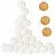 Гирлянда на батарейках Springos Cracked Cotton Balls 2 м 10 LED CL0069 Warm White