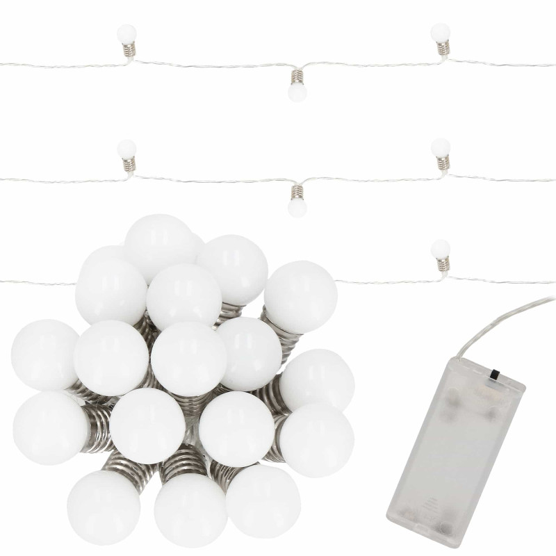 Гирлянда в виде лампочек на батарейках Springos 4 м 20 LED CL0112 Warm White
