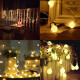 Гірлянда у вигляді лампочок на батарейках Springos 10 м 50 LED Warm White