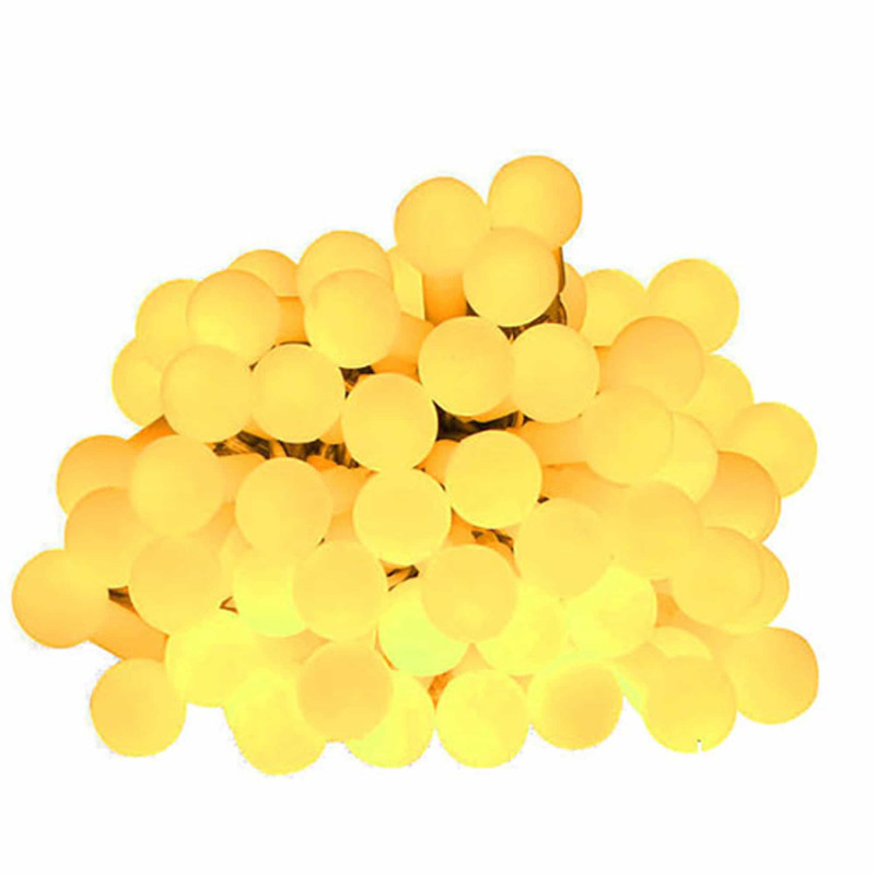 Гірлянда у вигляді лампочок на батарейках Springos 10 м 50 LED Warm White