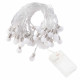 Гірлянда у вигляді лампочок на батарейках Springos 10 м 50 LED Warm White