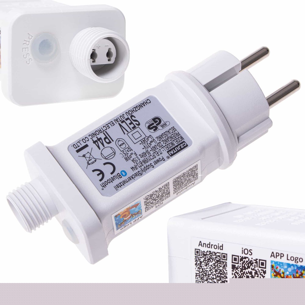 Блок питания для светодиодных гирлянд Springos 31 В Bluetooth CL0801
