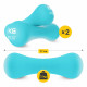 Гантели виниловые 4FIZJO 8-shape 2 x 1 кг (P-5907739312006)
