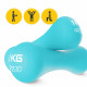 Гантели виниловые 4FIZJO 8-shape 2 x 1 кг (P-5907739312006)
