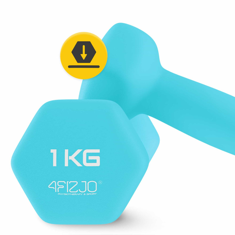 Гантели виниловые 4FIZJO Classic 2 x 1 кг (P-5907739311955)