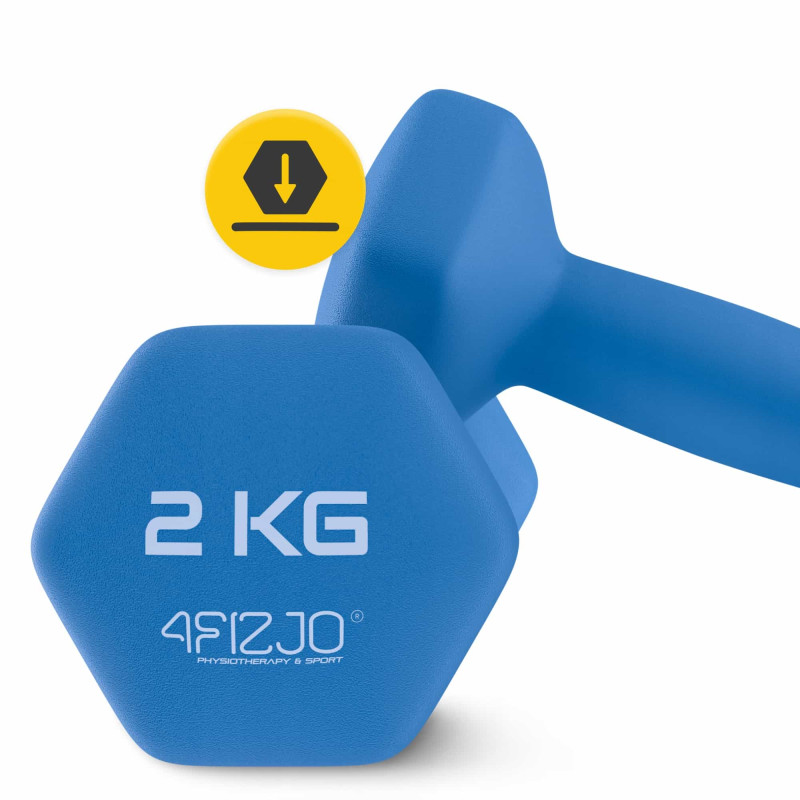 Гантелі вінілові 4FIZJO 2 x 2 кг